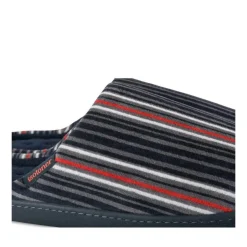Chaussons MULTICOLOR Homme Motif Rayures A Enfiler