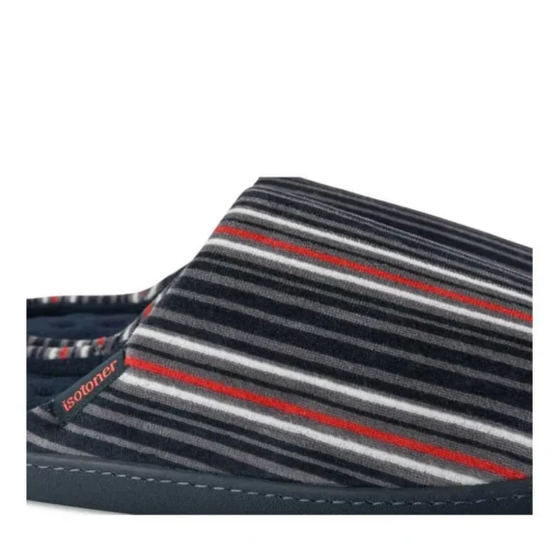 Chaussons MULTICOLOR Homme Motif Rayures A Enfiler