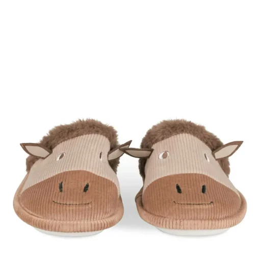 Chaussons âne MARRON TAMS