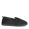 Chaussons NOIR Femme Motif Uni A Enfiler