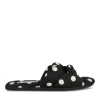 Chaussons NOIR Femme Motif A Pois A Enfiler