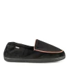 Chaussons NOIR Femme Motif Uni A Enfiler