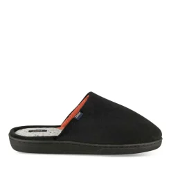 Chaussons NOIR Femme Motif Uni A Enfiler