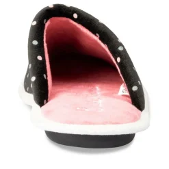 Chaussons NOIR Femme Motif A Pois A Enfiler