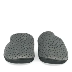 Chaussons NOIR Femme Motif Uni A Enfiler