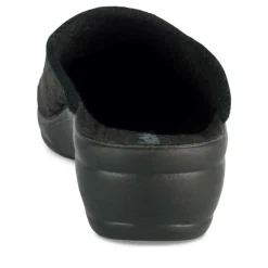 Chaussons NOIR Femme Motif Animal A Enfiler