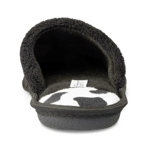 Chaussons NOIR Femme Motif Animal