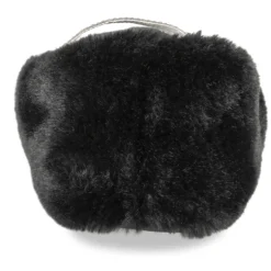 Chaussons NOIR Femme Motif Uni A Enfiler