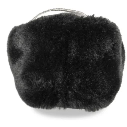 Chaussons NOIR Femme Motif Uni A Enfiler