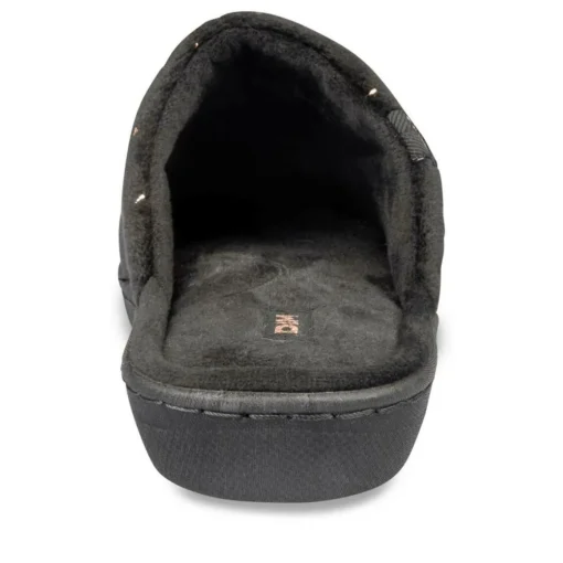 Chaussons NOIR Femme Motif Paillettes A Enfiler