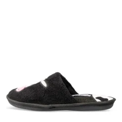 Chaussons NOIR Femme Motif Animal