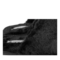 Chaussons NOIR Femme Motif Uni A Enfiler