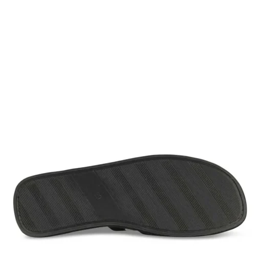 Chaussons NOIR Femme Motif A Pois A Enfiler