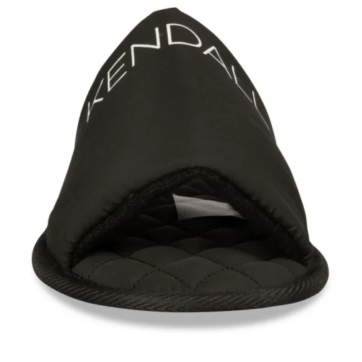 Chaussons NOIR Femme Motif Uni