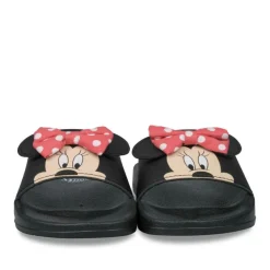 Chaussons NOIR Fille Motif Uni A Enfiler