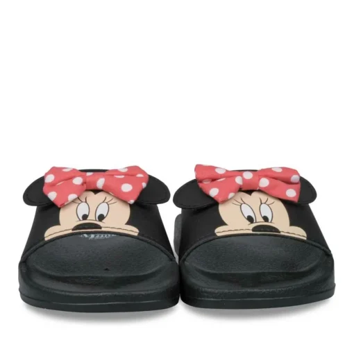 Chaussons NOIR Fille Motif Uni A Enfiler