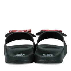 Chaussons NOIR Fille Motif Uni A Enfiler
