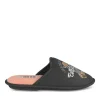 Chaussons NOIR Garçon Motif Uni A Enfiler