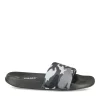 Chaussons NOIR Garçon Motif Camouflage Elastique