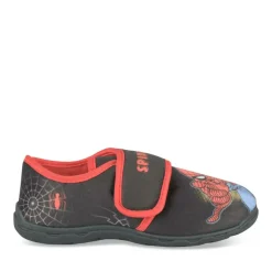 Chaussons NOIR Garçon Motif Uni Scratch