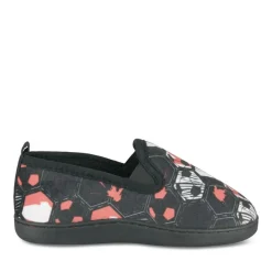 Chaussons NOIR Garçon Motif Uni A Enfiler