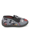 Chaussons NOIR Garçon Motif Uni A Enfiler