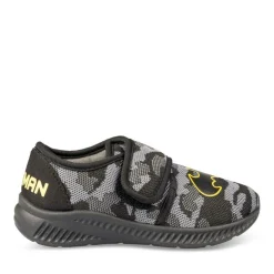 Chaussons NOIR Garçon Motif Uni Scratch