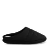 Chaussons NOIR Garçon Motif Uni A Enfiler