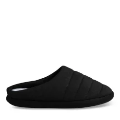 Chaussons NOIR Garçon Motif Uni A Enfiler
