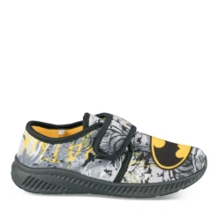Chaussons NOIR Garçon Motif Uni Scratch