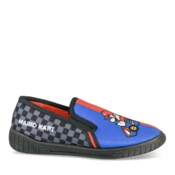Chaussons NOIR Garçon Motif Uni A Enfiler