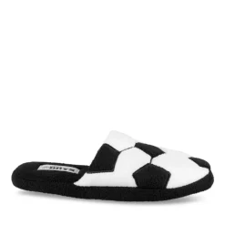 Chaussons NOIR Garçon Motif Uni A Enfiler