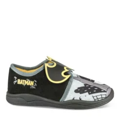 Chaussons NOIR Garçon Motif Uni Scratch