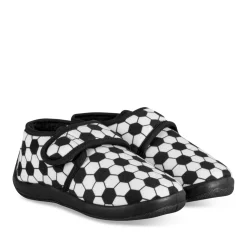 Chaussons NOIR Garçon Motif Multicolore Scratch