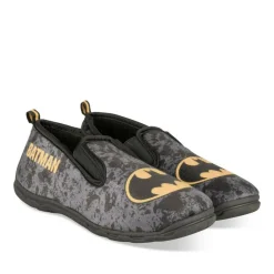 Chaussons NOIR Garçon Motif Uni A Enfiler