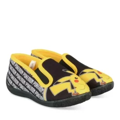 Chaussons NOIR Garçon Motif Uni A Enfiler