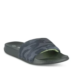 Chaussons NOIR Garçon Motif Camouflage A Enfiler
