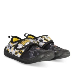 Chaussons NOIR Garçon Motif Multicolore Scratch
