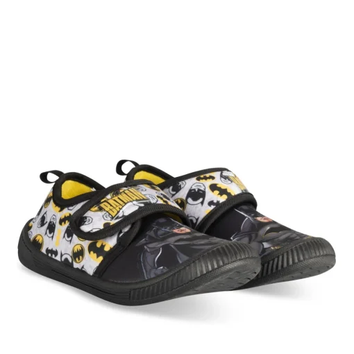 Chaussons NOIR Garçon Motif Multicolore Scratch