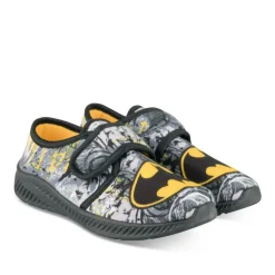 Chaussons NOIR Garçon Motif Uni Scratch