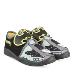 Chaussons NOIR Garçon Motif Uni Scratch