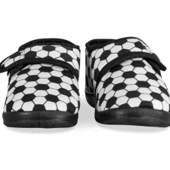 Chaussons NOIR Garçon Motif Multicolore Scratch