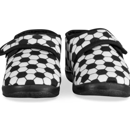 Chaussons NOIR Garçon Motif Multicolore Scratch