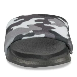 Chaussons NOIR Garçon Motif Camouflage Elastique