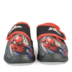 Chaussons NOIR Garçon Motif Uni Scratch