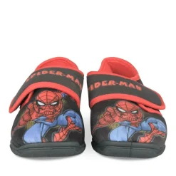 Chaussons NOIR Garçon Motif Uni Scratch