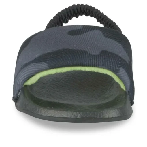 Chaussons NOIR Garçon Motif Camouflage Elastique