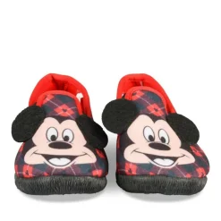 Chaussons NOIR Garçon Motif Carreaux A Enfiler