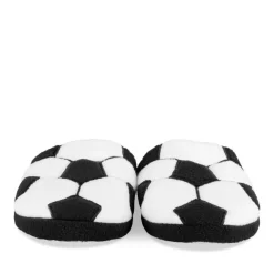 Chaussons NOIR Garçon Motif Uni A Enfiler