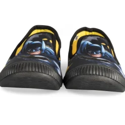 Chaussons NOIR Garçon Motif Multicolore A Enfiler
